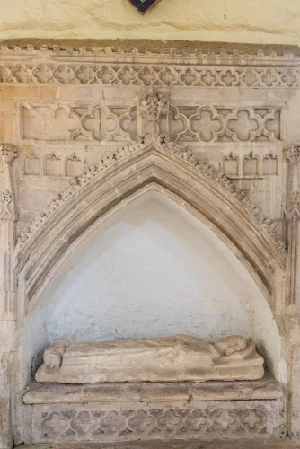 14th-century tomb of Alan de Aslaghby
