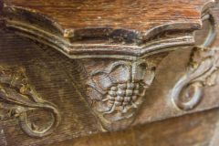 Stanford-on-Avon, St Nicholas' Church, Medieval misericord in the chancel