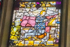 Stanford-on-Avon, St Nicholas' Church, 14th-century stained glass, east window