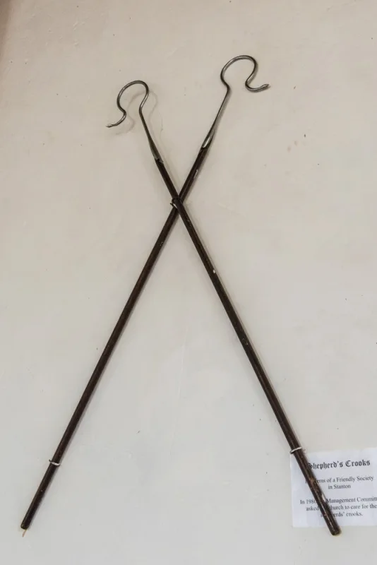 Official shepherds crooks of 'The Ancient Order of Shepherds' 
