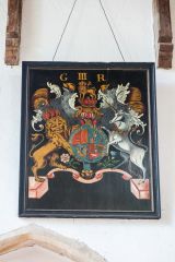 The royal coat of arms to George III