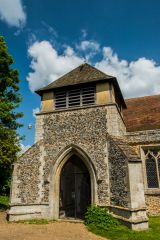 The south-west tower and porch