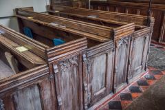 Box pews in the nave