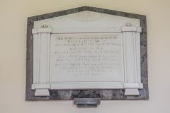 William and Anne Tayler memorial plaque