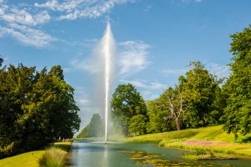 Stanway's famous water fountain