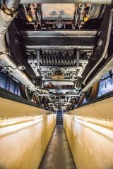 Passing under the Caerphilly Castle