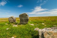 Steinacleit Stone Circle, Two of the upright stones