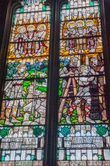 St Cuthman stained-glass window