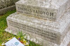 Thomas Hardy's grave at Stinsford
