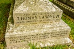 Thomas Hardy's grave inscription