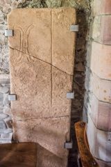 A medieval grave slab