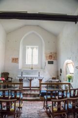 The church interior, looking east