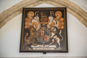 Royal coat of arms to George I, 1726