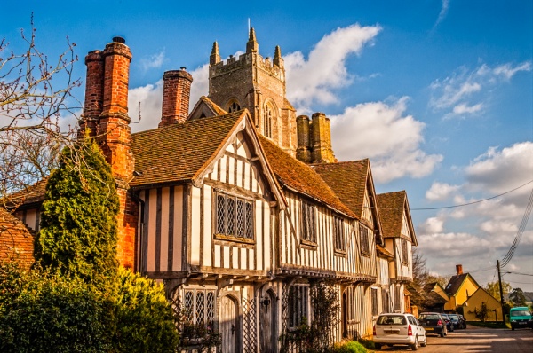 The Maltings and St Mary's Church, Stoke-by-Nayland