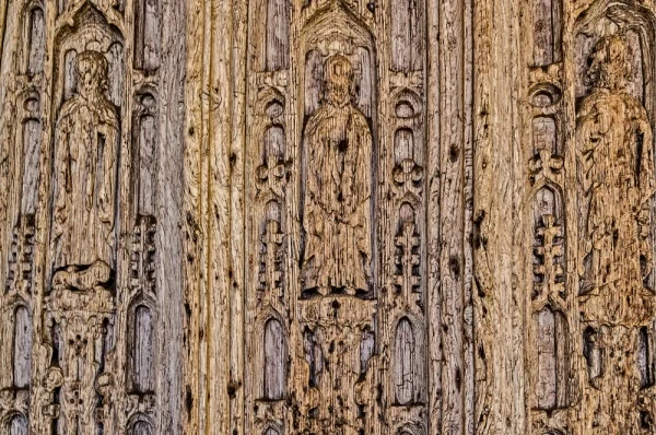 The superb 15th century 'Tree of Jesse' door