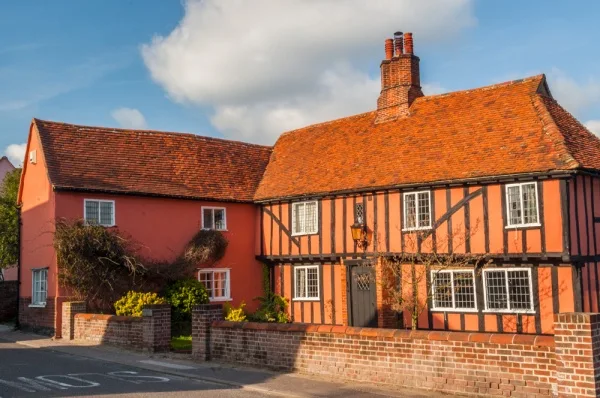 A typically beautiful timber-framed house
