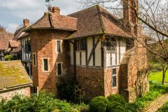 The house exterior from the garden terrace