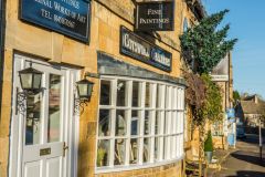 A bow-windowed shop on the market square