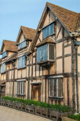 The front facade of Shakespeare's Birthplace