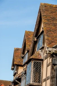 Gabled roof of Shakespeare's Birthplace