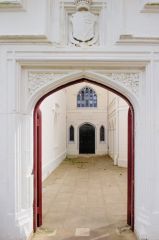 The main entrance archway