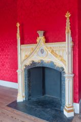 Round Room fireplace