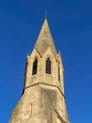 The slender 19th-century spire