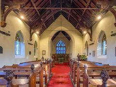 looking east down the central aisle