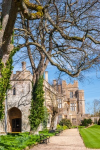 The garden front of the house