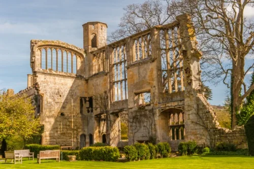 Ruined walls of the Banqueting Hall
