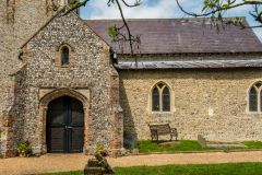 The south porch entrance