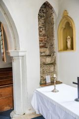 Remains of the medieval rood stair