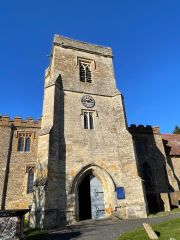 The 14th-century tower