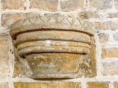 Medieval statue bracket, chancel