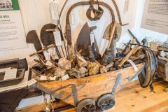 Lead mining exhibit in the Swaledale Museum