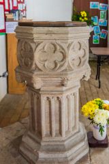 Swanton Abbott, St Michael's Church, The 15th century font