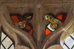 Medieval stained glass, chancel