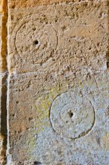 Scratch dials, south porch