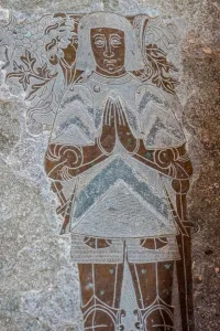 Anthony Fettiplace brass (d. 1510)