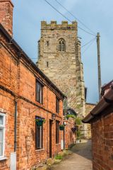 The west tower from Church Walk