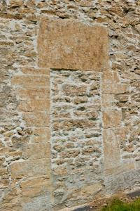 Saxon lintel, north doorway