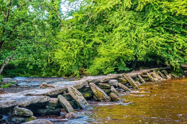 Tarr Steps clapper bridge