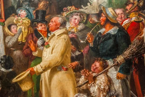 Punch or May Day, by Benjamin Haydon, 1829