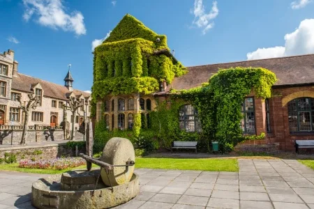 Cider Press Garden and the Old Public Library