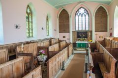 Teigh, Holy Trinity Church, Looking down from the pulpit