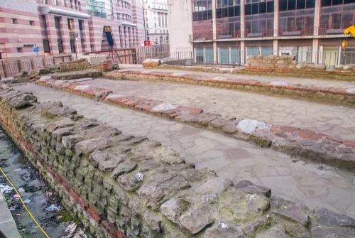 The Temple of Mithras uncovered