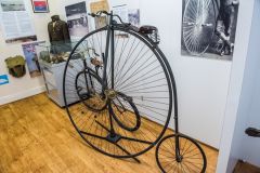 A pennyfarthing bicycle
