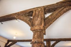 Timber beams in the Market Hall