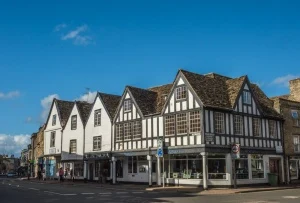 Timber framed buildings on Long Street