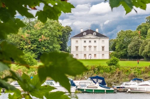 Marble Hill House from across the Thames